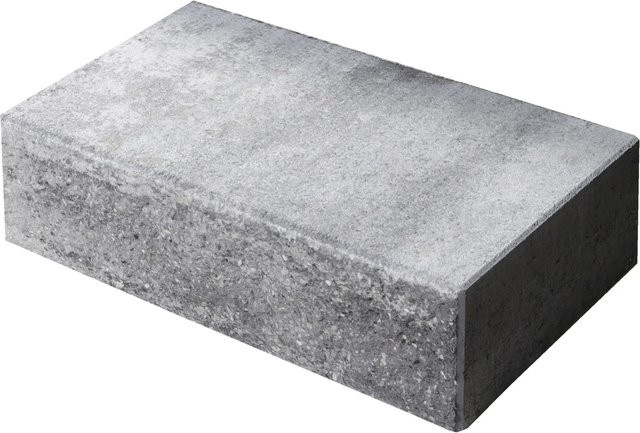 EHL Spaltstufe in Weiß-Anthrazit, H: 15 cm, B: 35 cm, T: 50 cm - Bild 1