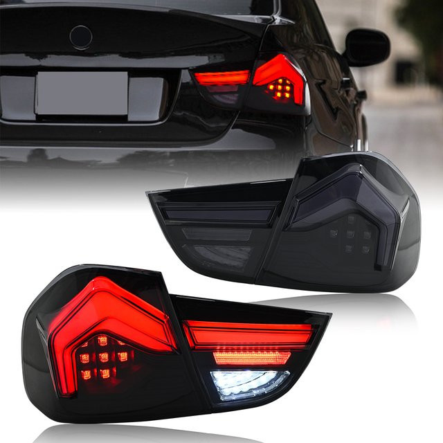 COOLCMP Rückleuchten-Set für BMW 3er E90 (2009-2012) mit Nebel-, Brems-, Rückfahr- und Tagfahrleuchten - Bild 1