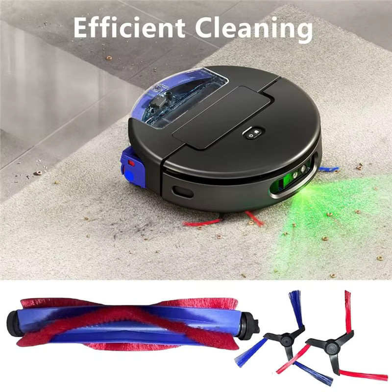 12-teiliges Zubehörset für Dyson Spot+ Scrub AI Staubsauger mit Hauptbürste, Seitenbürsten, Wischmopp und HEPA-Filter in Multicolor - Bild 4