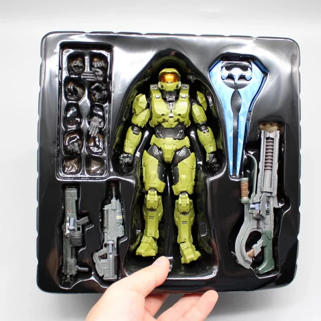 Bandai Halo Master Chief Anime-Figur, Mjolnir Mark VI Gen 3, Figur, 18cm - Bild 1