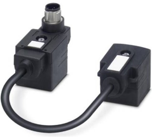Phoenix Contact Doppelventilstecker-Adapter SAC-MS/0,2-116/2XA-1L-Z SCO 1458127 in Schwarz - Bild 1