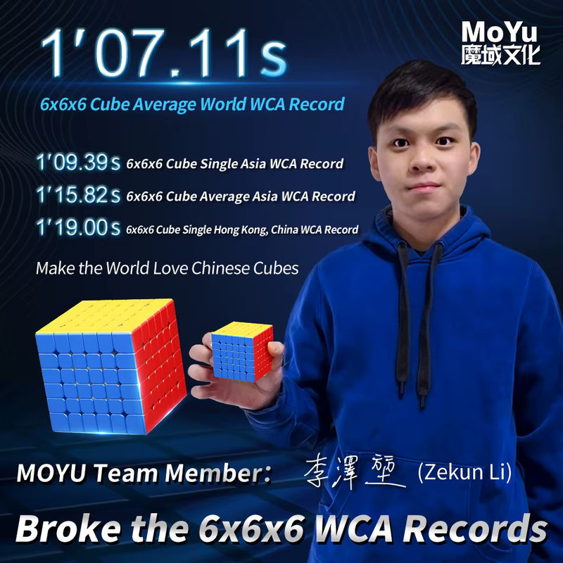 MOYU Meilong 6x6 V2 Magnetischer Magic Speed Cube, Puzzle - Bild 6