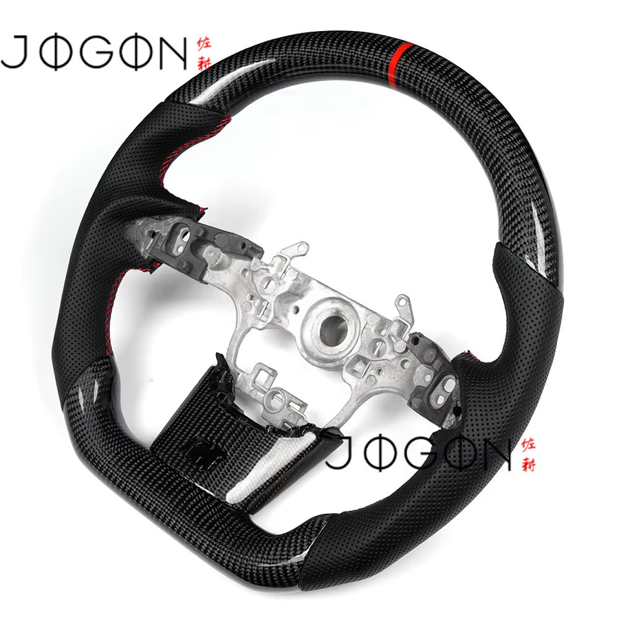 JOGON Echtes Carbon-Faser Lenkrad-Ersatzkit für Toyota GR Yaris 2025 2026, Schwarz - Bild 4