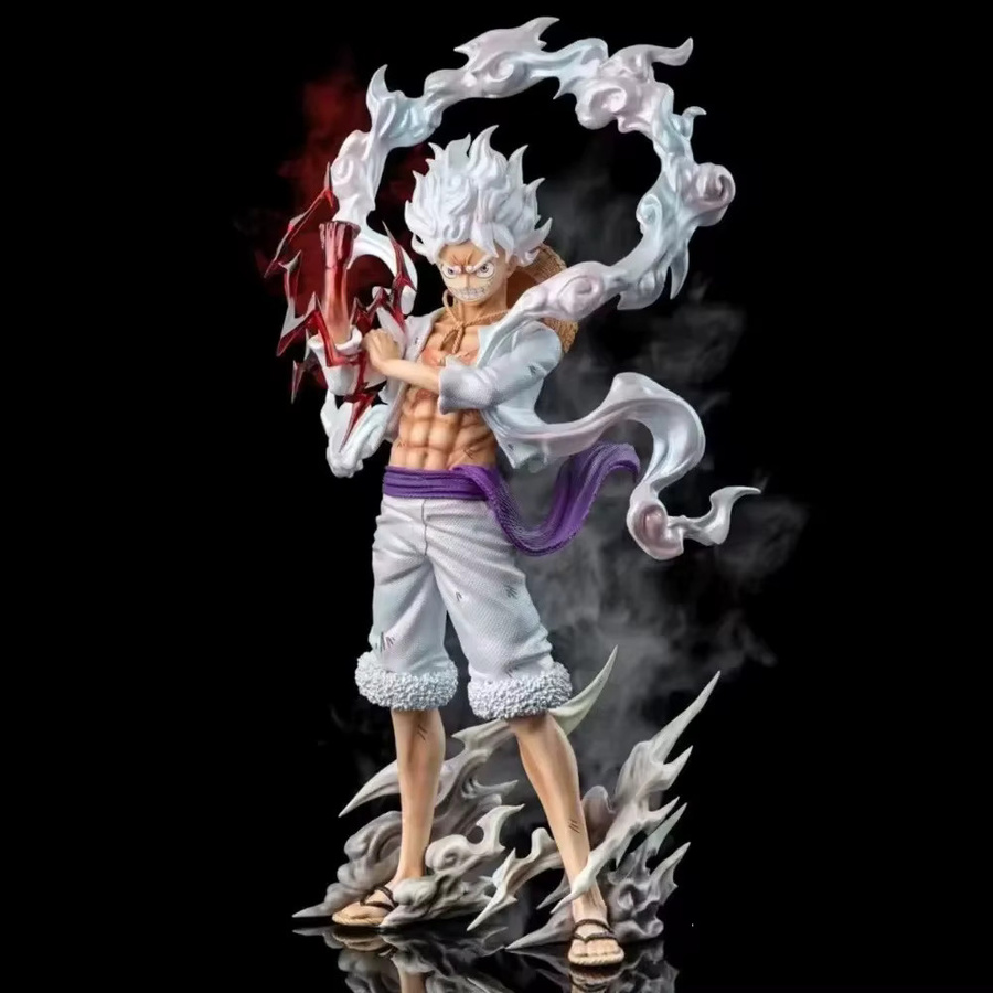 Bandai One Piece Anime Figur Gear 5 Nika Luffy PVC-Statue als Desktop-Ornament, Höhe: 25 cm - Bild 2