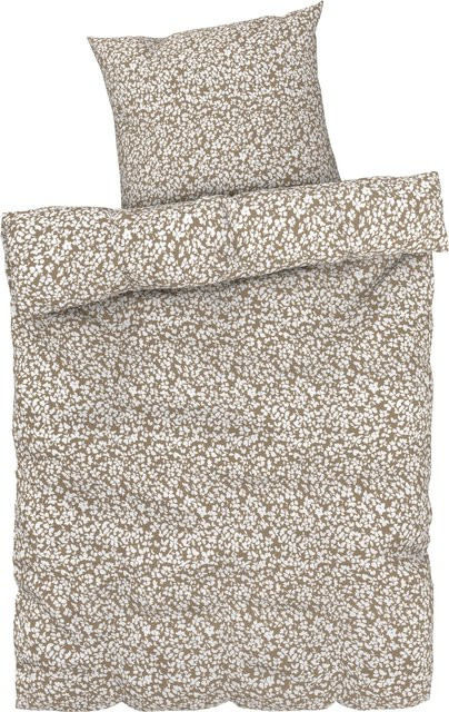 LIVARNO HOME Mako-Satin Bettwäsche mit Blumenmuster, B/H: 135 x 200 cm und 80 x 80 cm, mehrfarbig - Bild 1