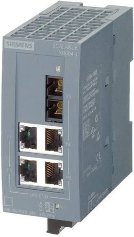 Siemens Industrial Ethernet Switch 6GK5004-1BD00-1AB2, 100 Mbit/s, Grau - Bild 1