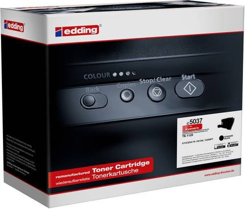 Edding Toner für Kyocera TK-1125 kompatibel, Schwarz, 2100 Seiten - Bild 1