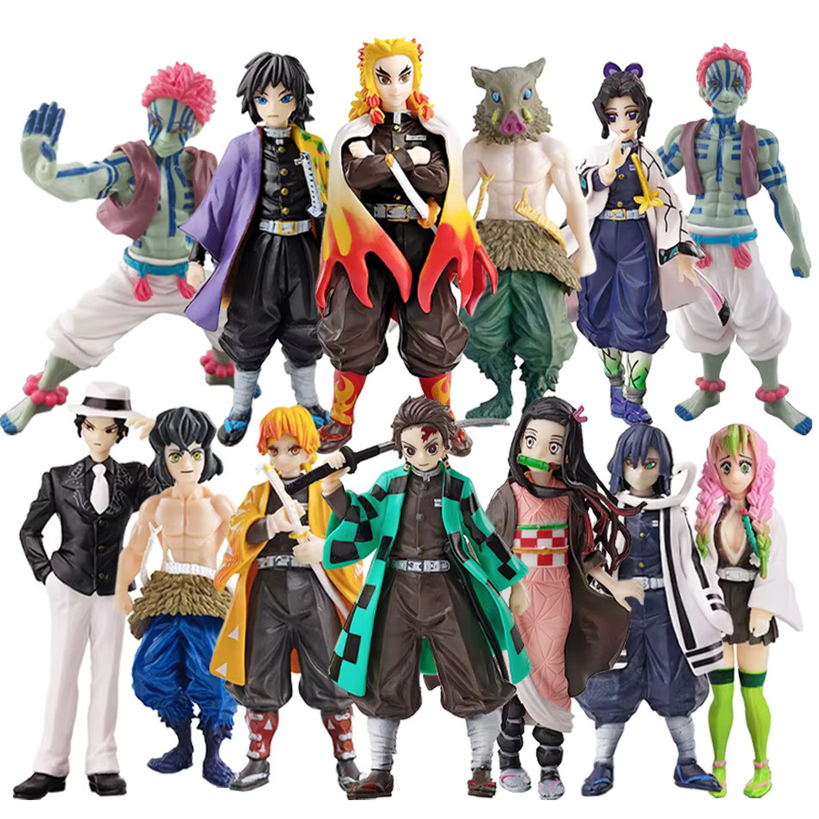Bandai Demon Slayer Figur, Kamado Tanjiro, Azuma Zenitsu, Nezuko, PVC Modell - Bild 5