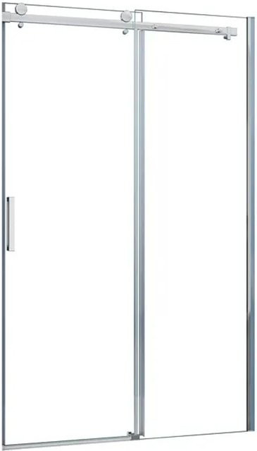 Duschparadies Nischentür Schiebetür aus 8mm ESG Nano Glas in Transparent mit verchromten Profilen, B: 145 cm, H: 195 cm - Bild 1