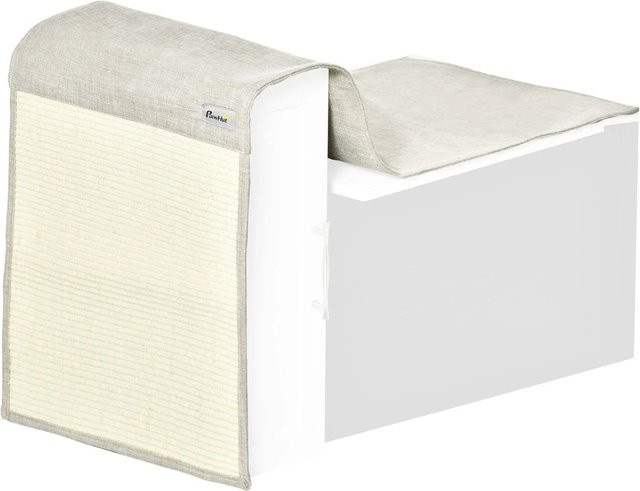 PawHut 2er Set Sisal Kratzmatte in Beige, B/T/H: 130 x 45 x 0,3 cm - Bild 1