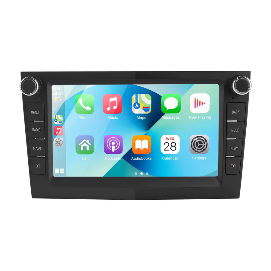 ESSGOO Wireless Carplay Android Auto Autoradio in Schwarz mit 7 Zoll IPS Touchscreen, GPS Navigation, KI-Sprachsteuerung, WIFI und Bluetooth für Opel Corsa D, Astra H und Zafira - Bild 6