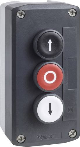 Schneider Electric XALD334 Aufbaugehäuse mit Drucktaster in Mehrfarbig aus Kunststoff - Bild 1