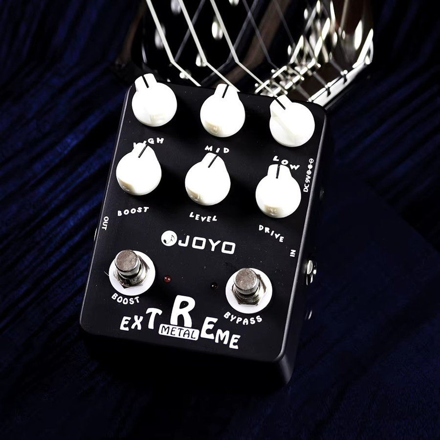 JOYO JF-17 Extreme Metal Distortion Gitarren-Effektpedal in Schwarz mit True Bypass für E-Gitarren - Bild 4