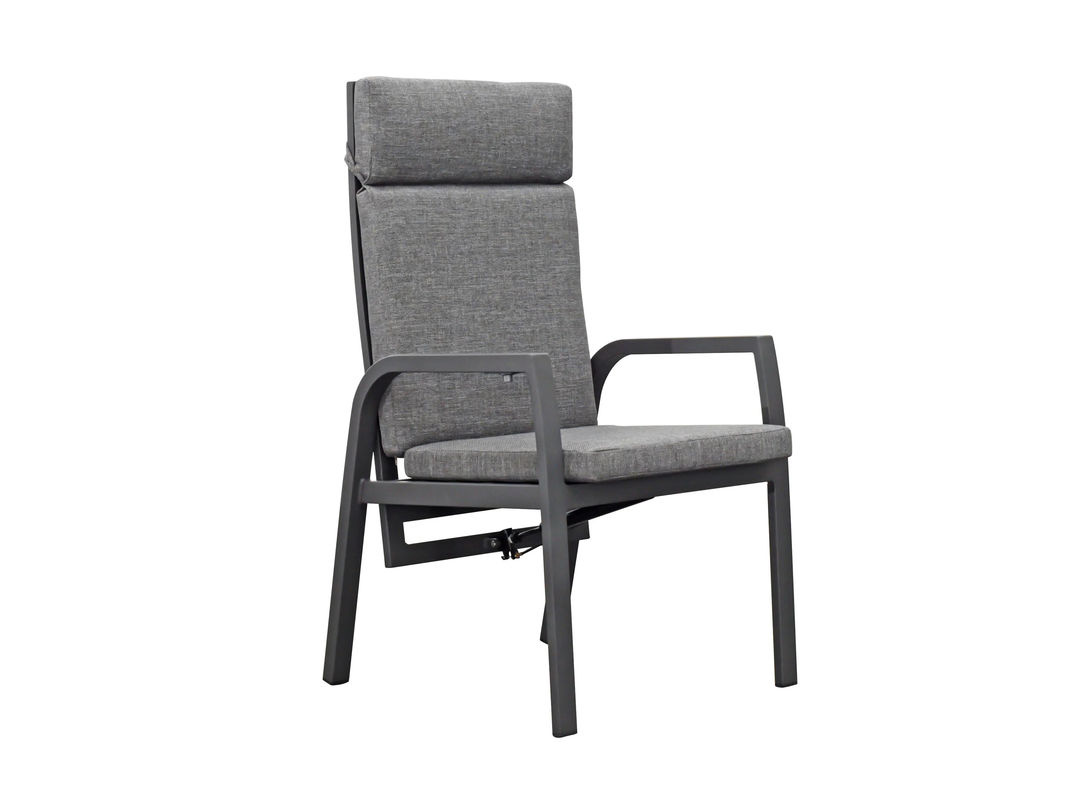 bellavista - Home & Garden Hochlehner-Sessel Kansas 2er-Set grau B/T/H: 58 x 63 x 108 cm - Bild 5