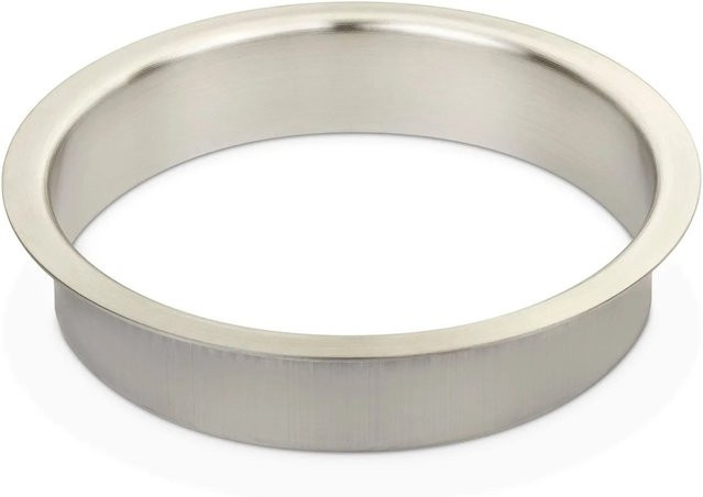 SO-TECH Durchwurfring aus Edelstahl in Silber, gebürstet, Durchmesser: 21,0 cm, Höhe: 4,15 cm - Bild 1
