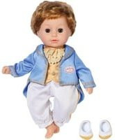 Baby Annabell Little Sweet Prince Puppe für Jungen in Weiß, Gold und Royal-Blau, Höhe: 36 cm - Bild 1