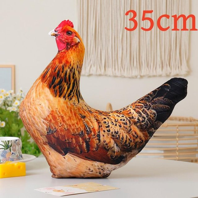 Yiran toy Huhn Plüschtier, Stoffpuppe, 35~50cm, Bunt / Mehrfarbig - Bild 1
