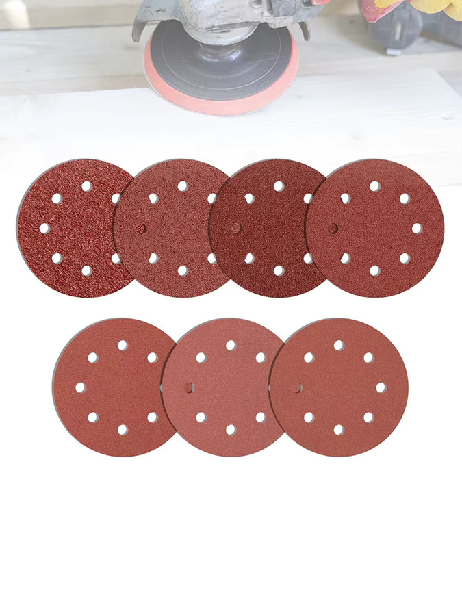 XCAN Schleifscheiben 10 Stück, 7 Zoll 180 mm, Körnung 40–1000, Klett-Schleifpapier zum Polieren von Holz und Metall - Bild 7