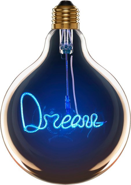 CellularLine LED Glühbirne Bulb Dream 60579 Globe in Blau aus Glas mit E27 Sockel - Bild 1