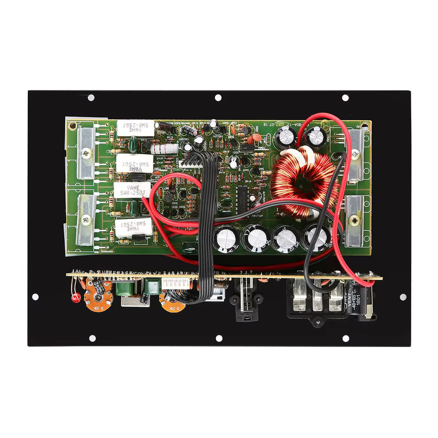 PA-80D Mono Leistungsverstärker 1000W für Auto-Audio 12V in Schwarz - Bild 5