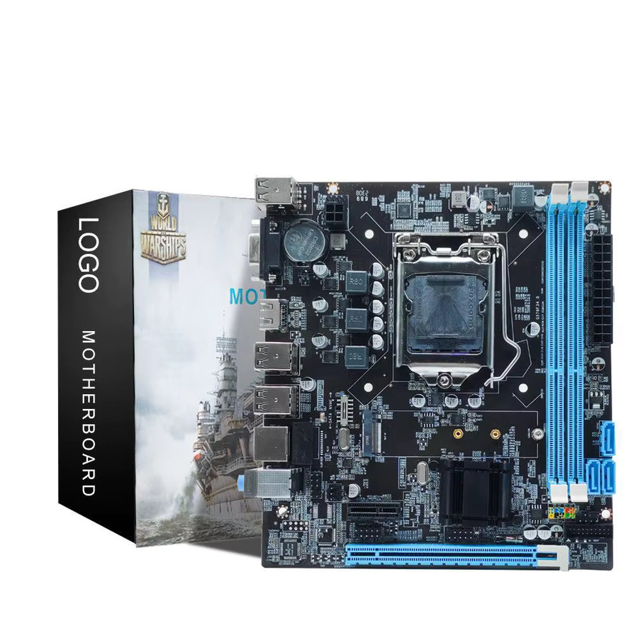 YiHESZ H61 Motherboard LGA 1155 DDR3 mit M.2 NVME und HDMI/VGA für Intel i3/i5/i7 Prozessoren in Schwarz - Bild 4