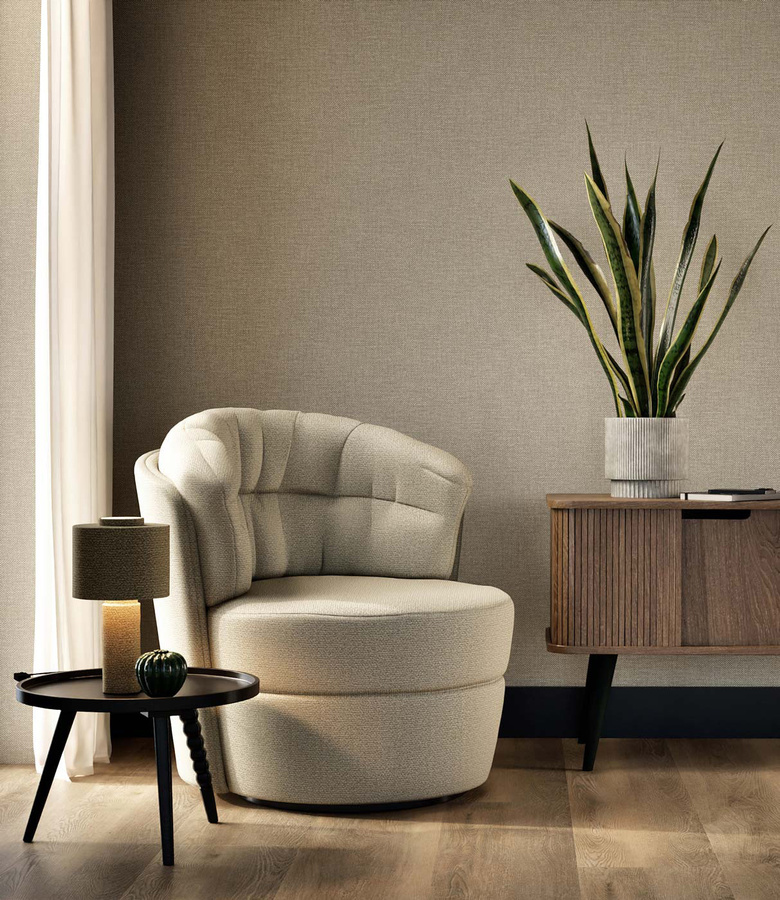 KEK Amsterdam Tapete Natural Chique in Beige aus Vinyl, waschbar - Bild 1