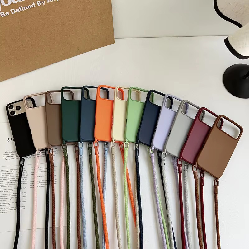 EHUIDE Shockproof Lanyard-Hülle für iPhone mit Crossbody Neck Cord Strap in Schwarz - Bild 3