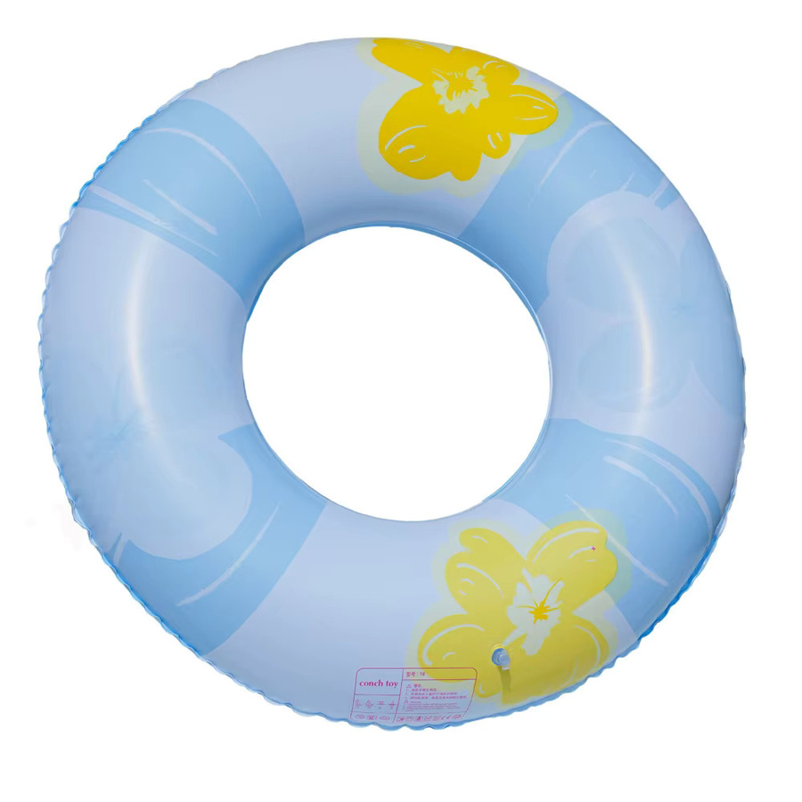CatXaa Schwimmring mit Blumenmuster, aufblasbar, mit Pailletten - Bild 2