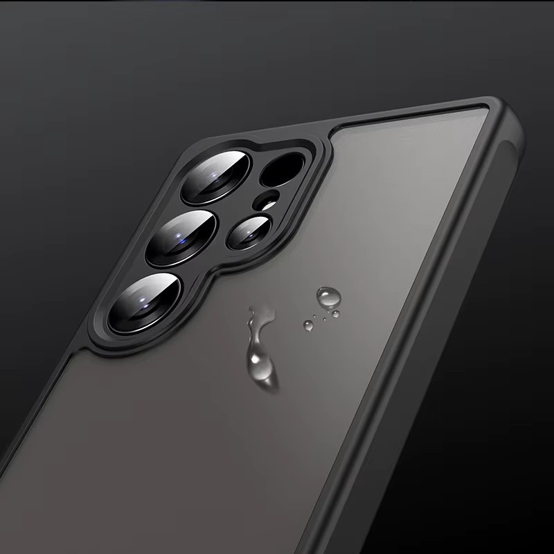 ARMOR stoßfeste matte Schutzhülle für Samsung Galaxy S24 FE, S24 Plus, S24 Ultra und S25 Edge in Schwarz - Bild 5