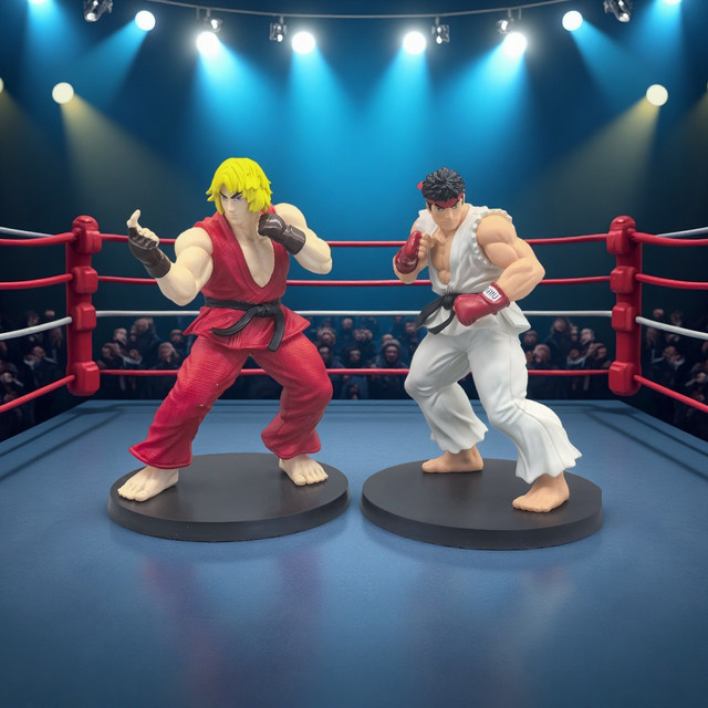 Bandai Street Fighter Ken Masters Actionfigur, Einzelfigur - Bild 1