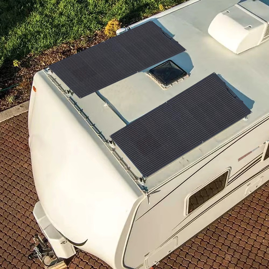 Flexibles Solarpanel xinpuguang für 12V und 24V Batteriesysteme, Leistungsstufen 150W bis 600W, ideal für Wohnmobile, Boote und Heimdach-Anwendungen - Bild 4