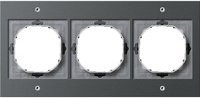 Gira Abdeckrahmen dreifach TX 44 in Anthrazit mit IP44 Schutzart - Bild 1