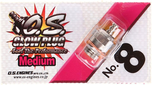 OS Glühkerze OS8 NO.8 OS8 Plug, Metall, 1-teiliges Set - Bild 1