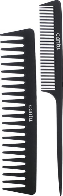 Cantu Carbonfaserkämme, 2 Stück, Schwarz - Bild 1