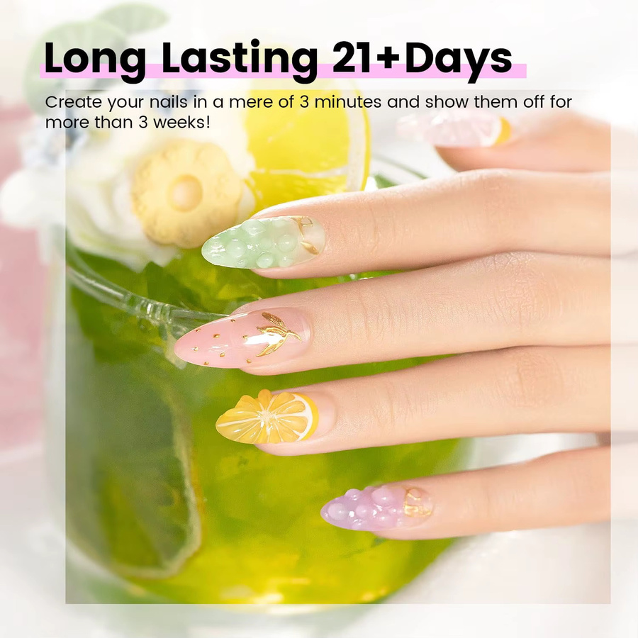 Mpow Nagellack-Gel, transparent, glänzend - Bild 5