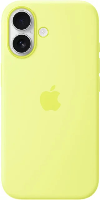 Apple Silikon Case für iPhone 17 mit MagSafe in Neongelb - Bild 1