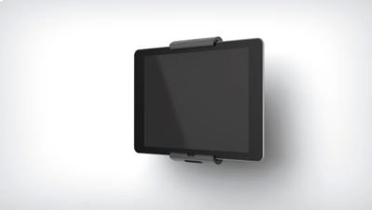 Durable Tablet Wandhalterung mit Schwenkarm und Diebstahlsicherung, Silber/Anthrazit - Bild 2