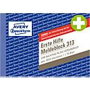 Avery Zweckform Meldeblock Erste Hilfe DGUV Vorschrift 1, gelocht, 50 Blatt, weiß, DIN A6 quer - Bild 3