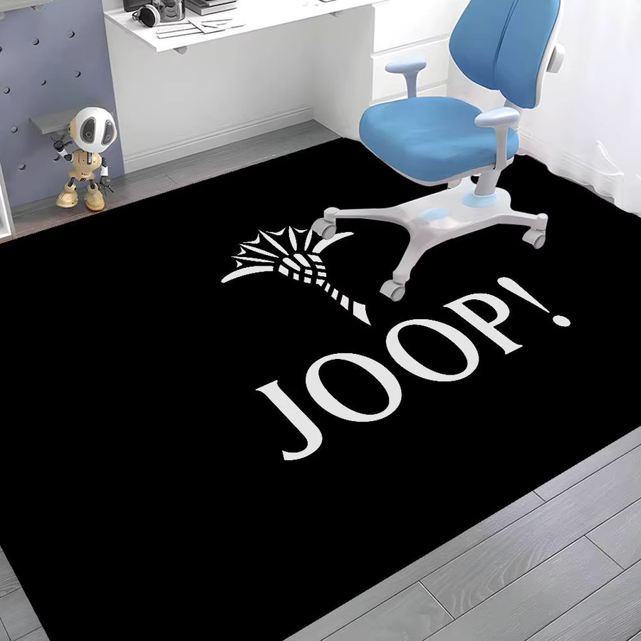 Joop Flurteppich mit Grafikprint, schwarz, rutschfest und waschbar, B/T: 60 x 40 cm - Bild 4