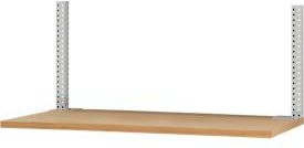 Manuflex Aufbauportal und Aufbausäulen Set für niedrige Aufbauten aus Stahl in Grau Matt, Höhe: 80 cm - Bild 1