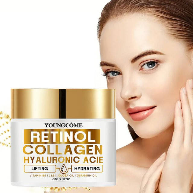 YOUNGCOME Retinol Gesichtscreme mit Kollagen & Hyaluronsäure, Unisex - Bild 1