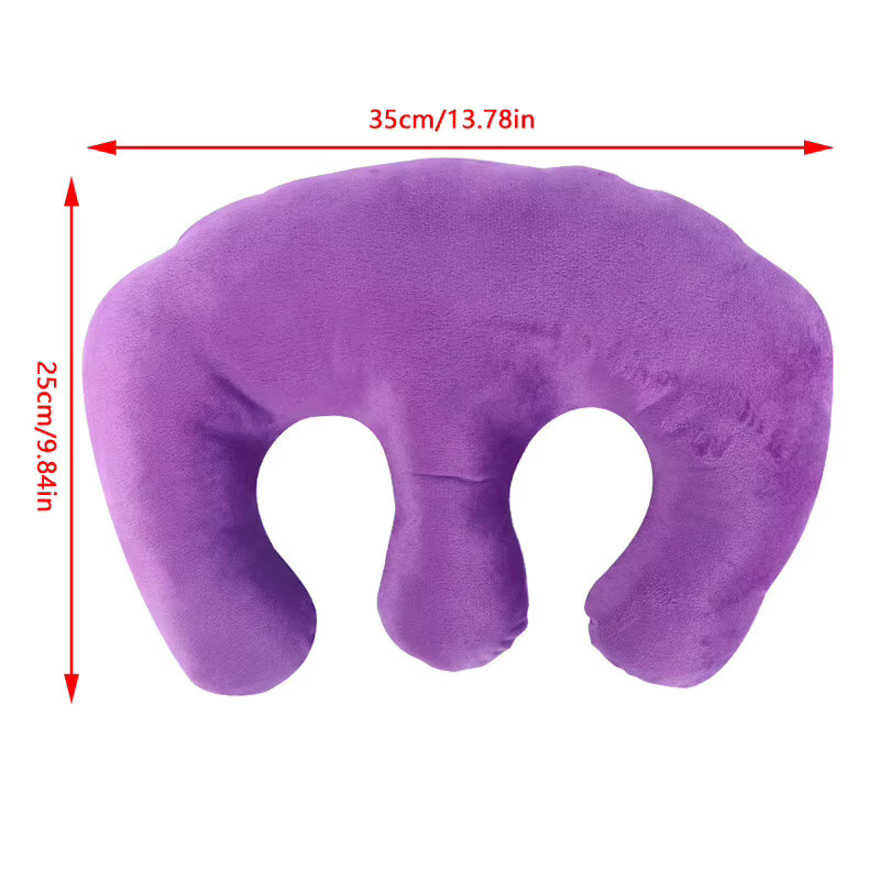 HNKMP Samtkissen M-Typ in Blau als weiches Massagekissen und Nackenstütze für Schönheitssalons und Spa-Liegen - Bild 5