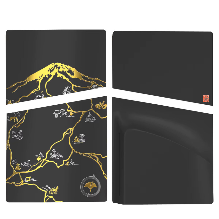 kolorkoli Schutzabdeckungen und Ersatz-Frontplatten für PlayStation 5 Slim Disc Edition in Schwarz - Bild 3