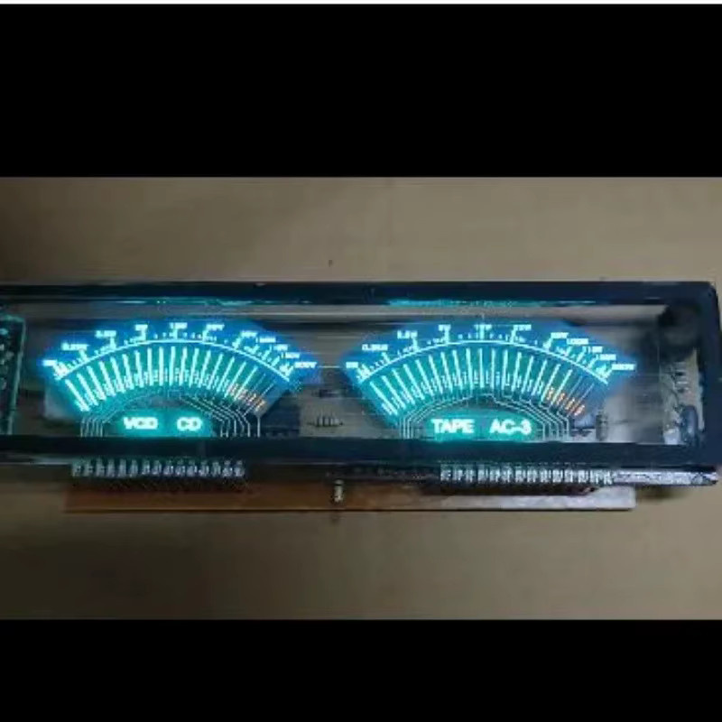 VFD Stereo Audio Verstärker VU Meter Set mit fluoreszierender Anzeige für DIY Musik Level Anzeige Dual-Kanal - Bild 2