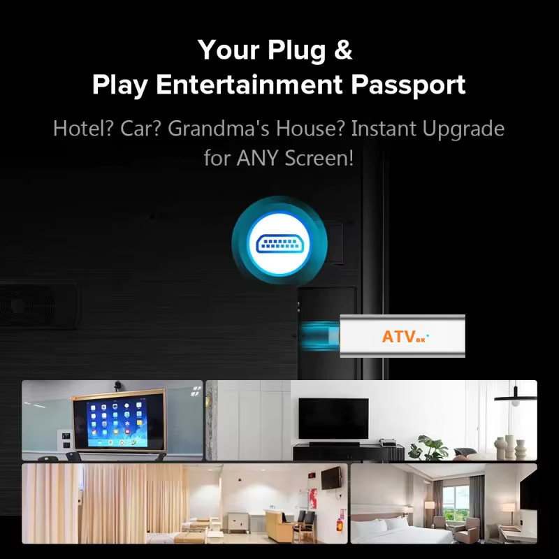 YOZHIXU Smart TV Stick Q15 Media Streamer mit Android 16, Allwinner H313, 5G Dual WLAN, Bluetooth und Google Sprachassistent in Silber - Bild 4