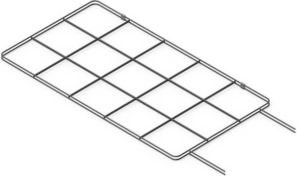 Upyard Modulares Rankgitter für den Garten, Schwarz, B: 120 cm, T: 25 cm