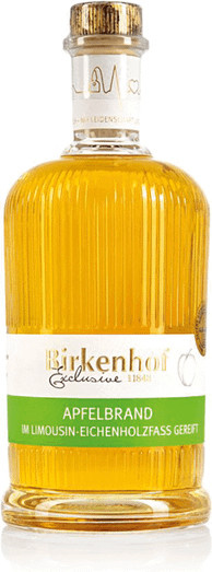 Birkenhof Brennerei, Apfelbrand, Cognacfass, 0,5 l - Bild 1
