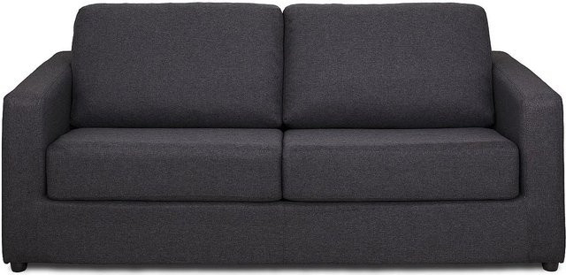 Vente-unique Schlafsofa Doneto Anthrazitgrau Breite: 194 cm - Bild 1