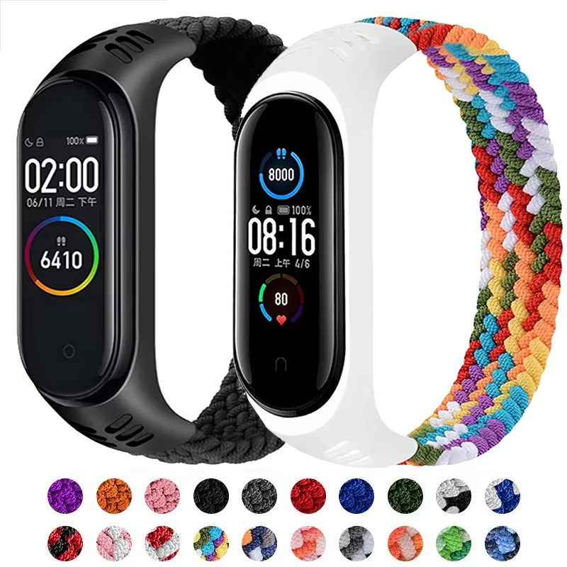 Armband für Xiaomi Mi Band, Nylon, Bunt, Unisex - Bild 2