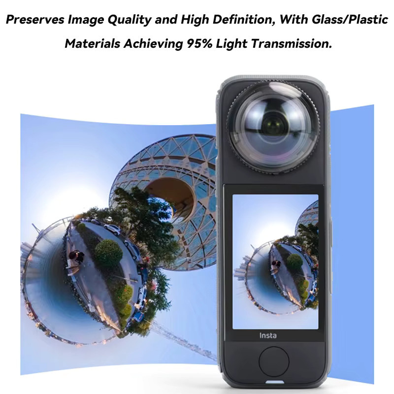 Insta360 X4 Air Len Schutzspiegel mit kratzfester Objektivkappe und drehbarer Schutzabdeckung für deine Actioncam - Bild 4